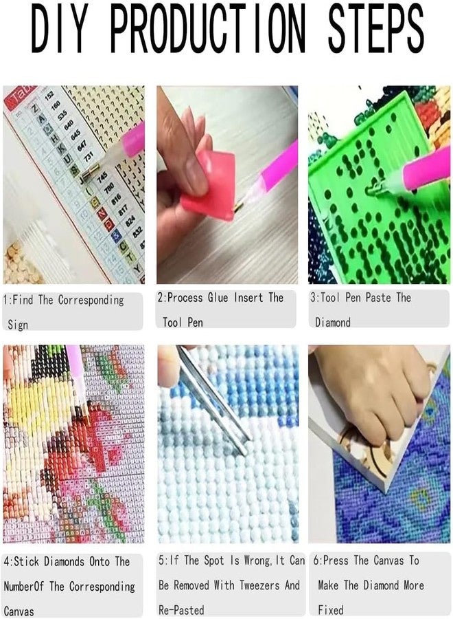 TREXEE Hummingbird Diamond Art Kits for Adults,DIY Bird Diamond Painting Kits Round Diamond Dots for Adults,5D Full Drill Painting Kit Art and Crafts for Adult Home Wall Decor (30X40 CM) (Frameless) - Image 3